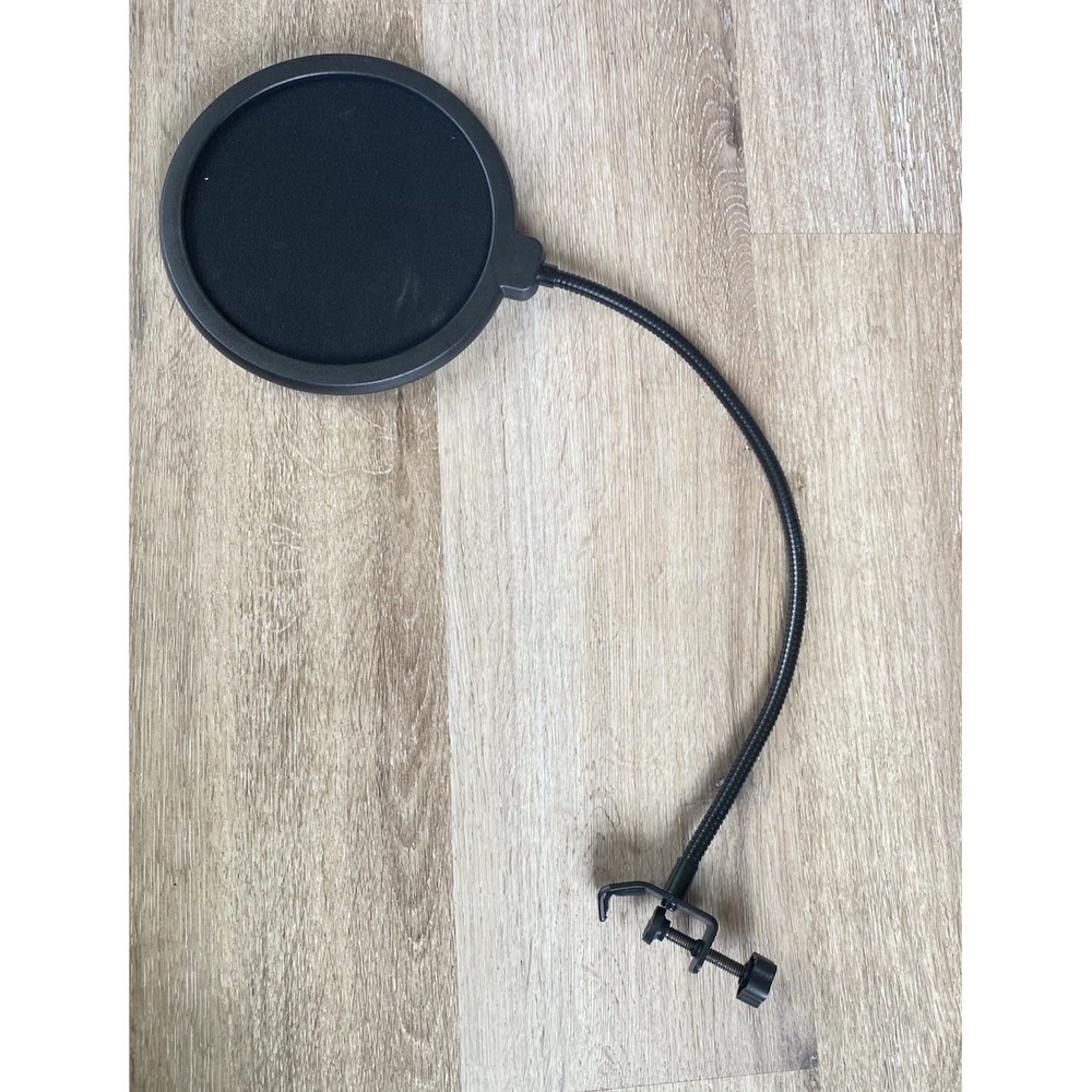 Microphone Pop Filter Black For Recording